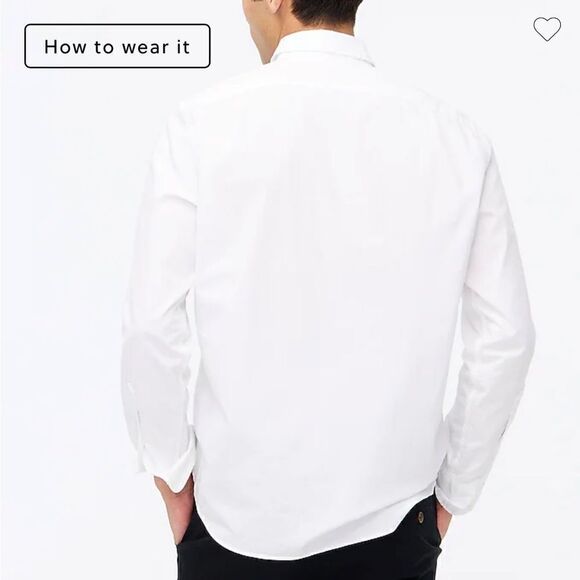 J. Crew Solid untucked flex casual shirt* - Picture 2 of 5